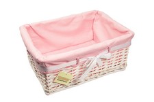 Wicker Storage Basket With Lining Season Greetings Gift Hamper In Sml,Med or Lrg