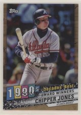2020 Topps Decades Best Chrome Gold Refractor 4/50 Chipper Jones #DBC-67 HOF 0l1