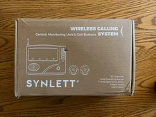 Synlett Wireless Calling System Central Monitoring Unit & Call Button 10 Pk BLk