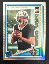 2025 Donruss Optic Tyler Shough Silver Holo Refractor
