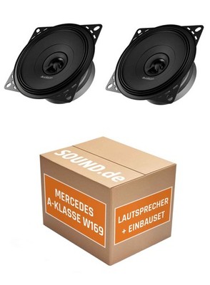 Lautsprecher hinten Audison APX 4 für Mercedes A-Klasse W 169 | 2x Tief-Mitteltö
