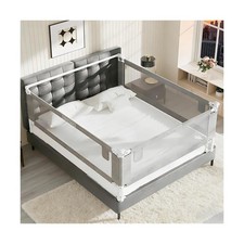 3-Pack Full Size Bed Rails for Toddlers -Height Adjustable Baby Bed Rail Guar...