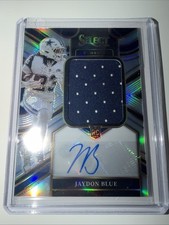 2025 Panini Select - Jumbo Signature Swatch JAYDON BLUE JRS-JBE  Card #208/249