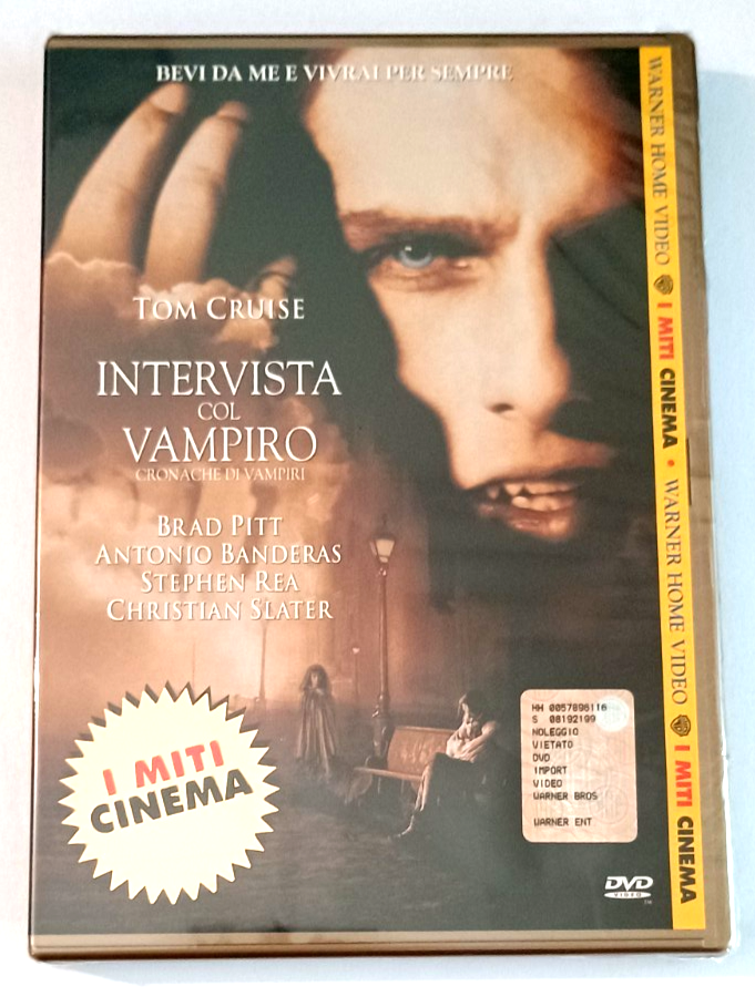 INTERVISTA COL VAMPIRO DVD NUOVO SIGILLATO I MITI CINEMA