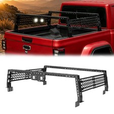 Universal Overland Truck Bed Rack 1000lb Adjustable W Led Light Molle Panels Universal Overland Truck Bed Rack 1000lb Adjustable W Led Light Molle Panels