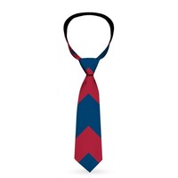 Necktie Standard - Chevron2 Red/Navy (Us Import) ACC NEU