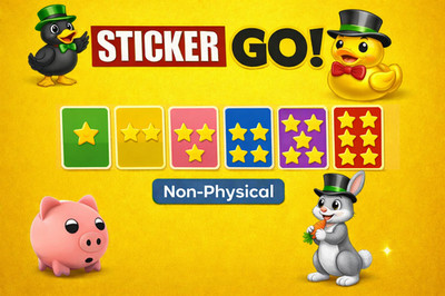 Stickers Of Monopoly  1 , 2 , 3 , 4 , 5 ,6   - GO