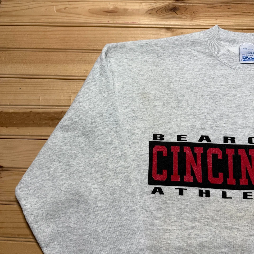 Vintage 90s University of Cincinnati Bearcats Salem Sports Sweatshirt Size XL - Image 3 of 4