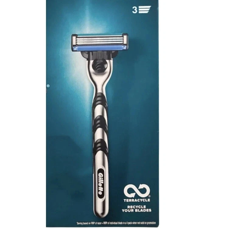 Gillette Mach3 Razor for Men with 1 Blade Refill Brand New Unboxed