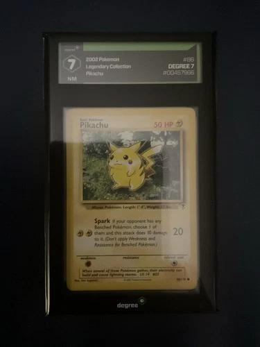 Degree 7 Pokémon Pikachu 50 HP Common Legendary Collection 86/110