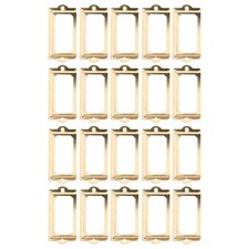 20 Pcs Furniture Handle Accessories Library Drawer Label Holder Antique Card