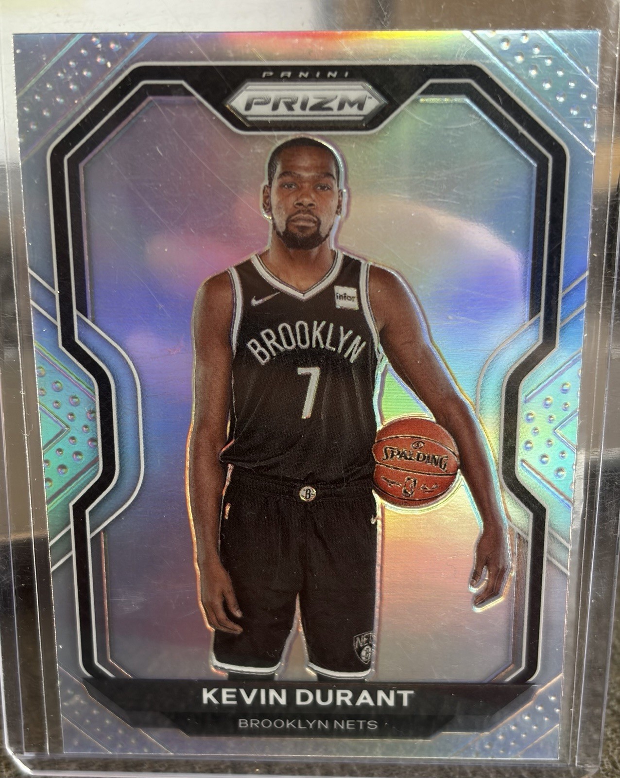 2020-21 Panini Prizm Kevin Durant #81 Silver Prizm Brooklyn Nets