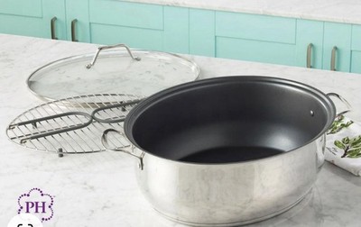 Princess House Culinario Series Healthy 16-Qt. Roaster with Rack (5684)