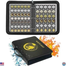 576-Pocket Coin Collection Album - Proof Holder for 17/20/23/25/27/30mm Coins