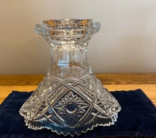 Antique American Brilliant Period Cut Glass Punch Bowl **BASE ONLY**