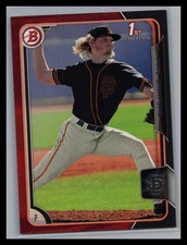 2015 Bowman Draft #129 Phil Bickford 1st Red Black ASIA Paper RC SF Giants
