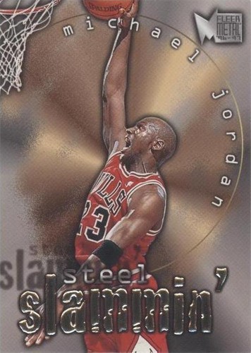 1996-97 Fleer Metal Michael Jordan #11 Bulls NBA Basketball Card