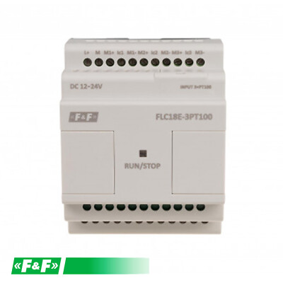 Erweiterungsmodul FLC18E-3PT100 3 Eingänge für Temperatursensoren PT100 F&F