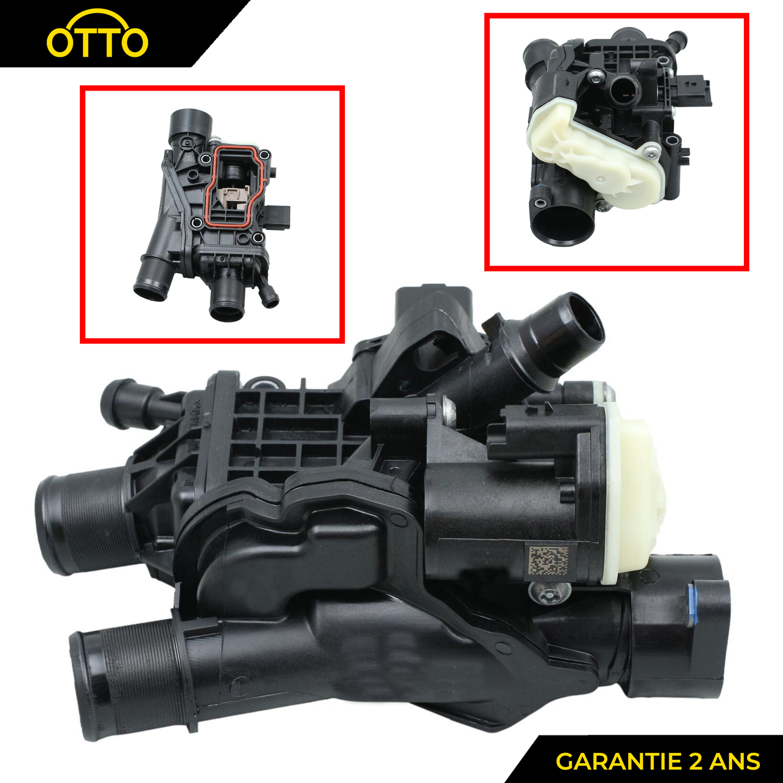 Thermostat d'eau haute précision Opel Vivaro C 2.0 boîtier étanche 9804160380