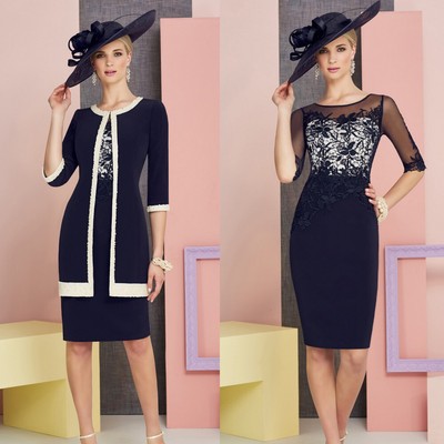 black mother of the bride dresses with jackets