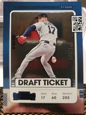 2021 Panini Contenders Jose Berrios Draft Ticket Blue #/149 Toronto Blue Jays 