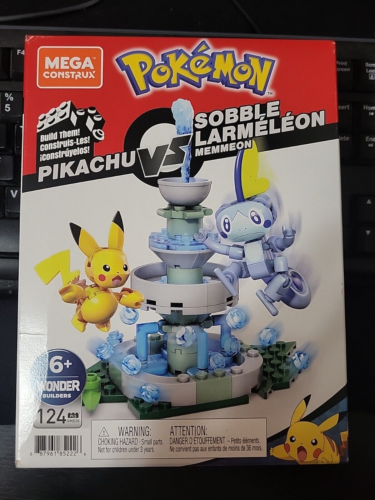 Mega Construx Pokemon Pikachu vs Sobble Set GMD30 NEW + Free