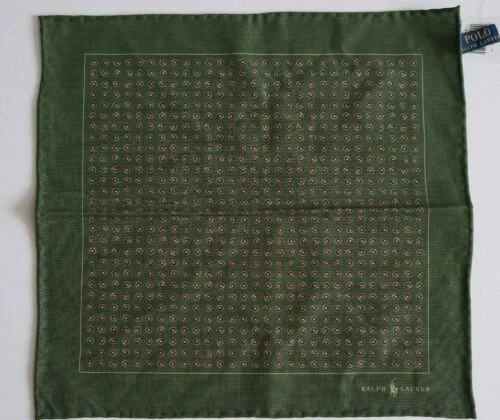 Polo Ralph Lauren Geometric Pocket Square Handkerchiefs for Men