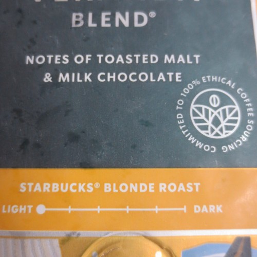 Starbucks Veranda Blend Whole Bean Coffee - 16 OZ - EXP 12/25 - Picture 4 of 6