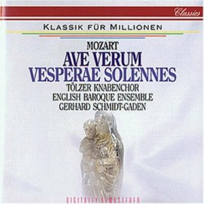 Mozart Ave verum corpus, KV 618/Vesperae solennes de confessore, KV 339.... [CD]