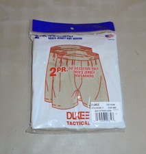 2 Pairs of USGI Duke Tactical Tan Sand Jersey Knit Boxer Briefs Sz X-Large