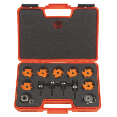 CMT Slot Cutter Set Carbide Cutting Depths(5/16'', 3/8'', 1/2'', 9/16'') 823.001.11