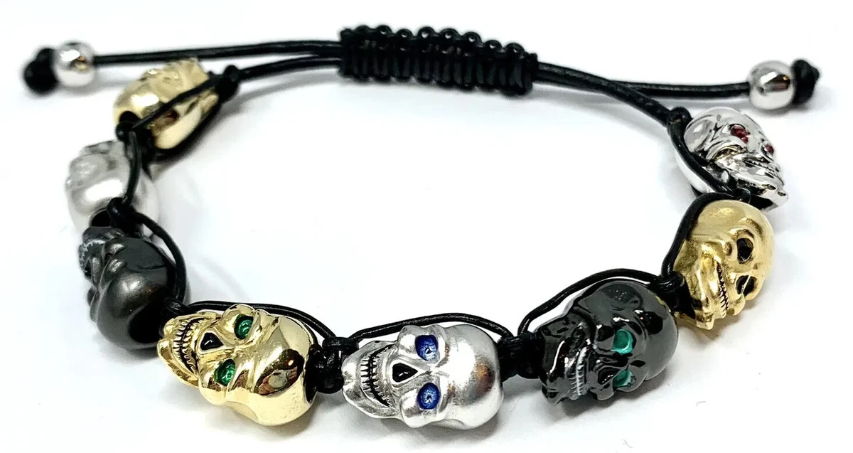 Pearl skull sale bracelet