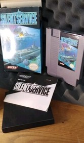 Silent Service NES Video Game Nintendo Entertainment System 1989 CIB w/ Manual