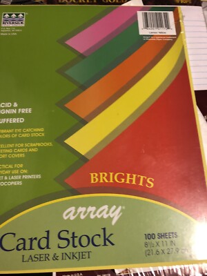 PAC101172, 100 Per Pack Lemon Yellow 65 Lb Card Stock, Laser And Inkjet