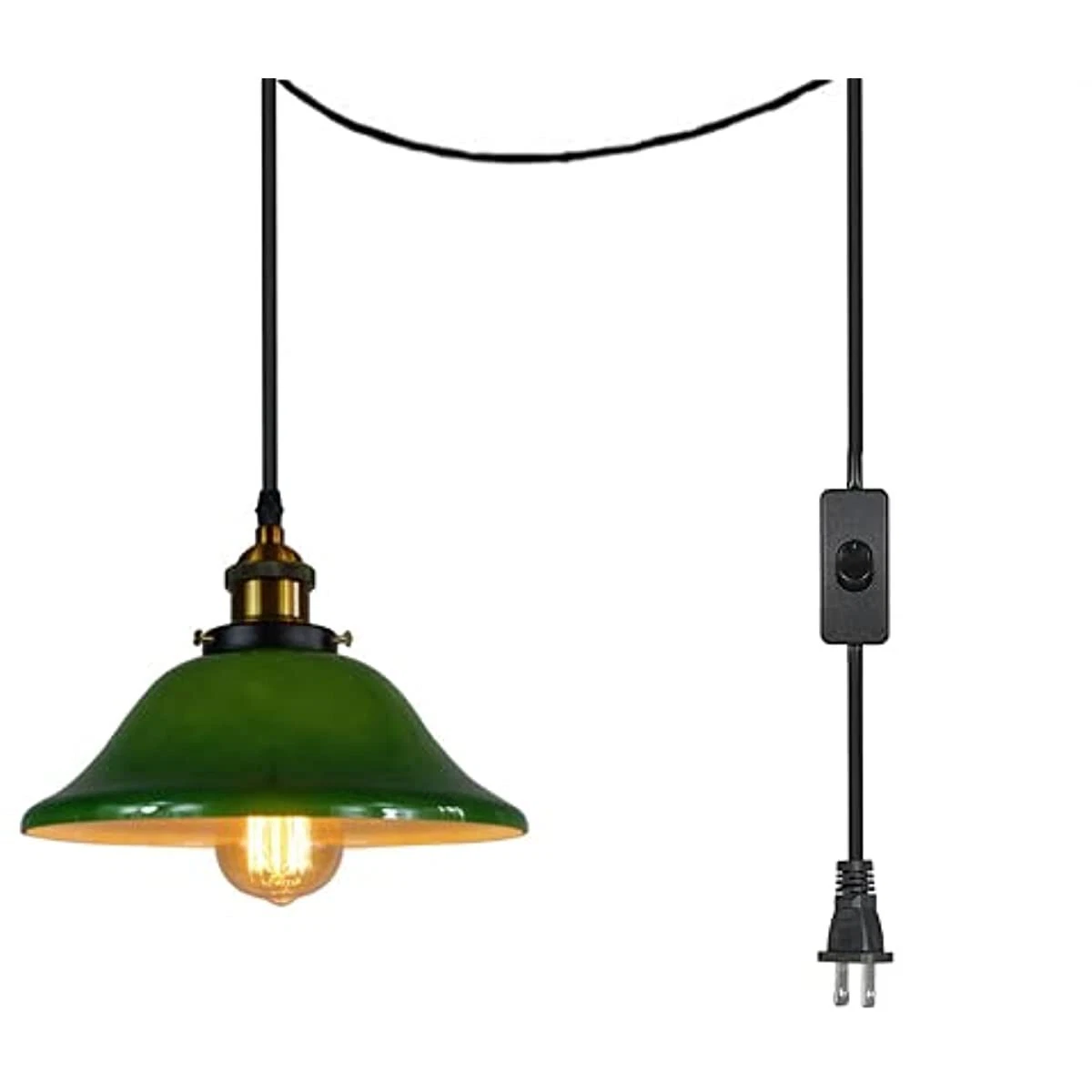 Pendant light with on sale built in switch