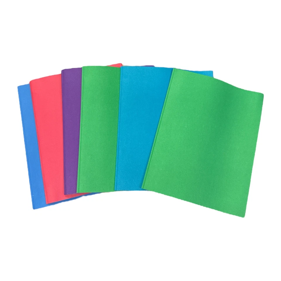 Two Pocket Portfolio with Tangs – 6 Pack, Assorted Colors - Image 1 of 1