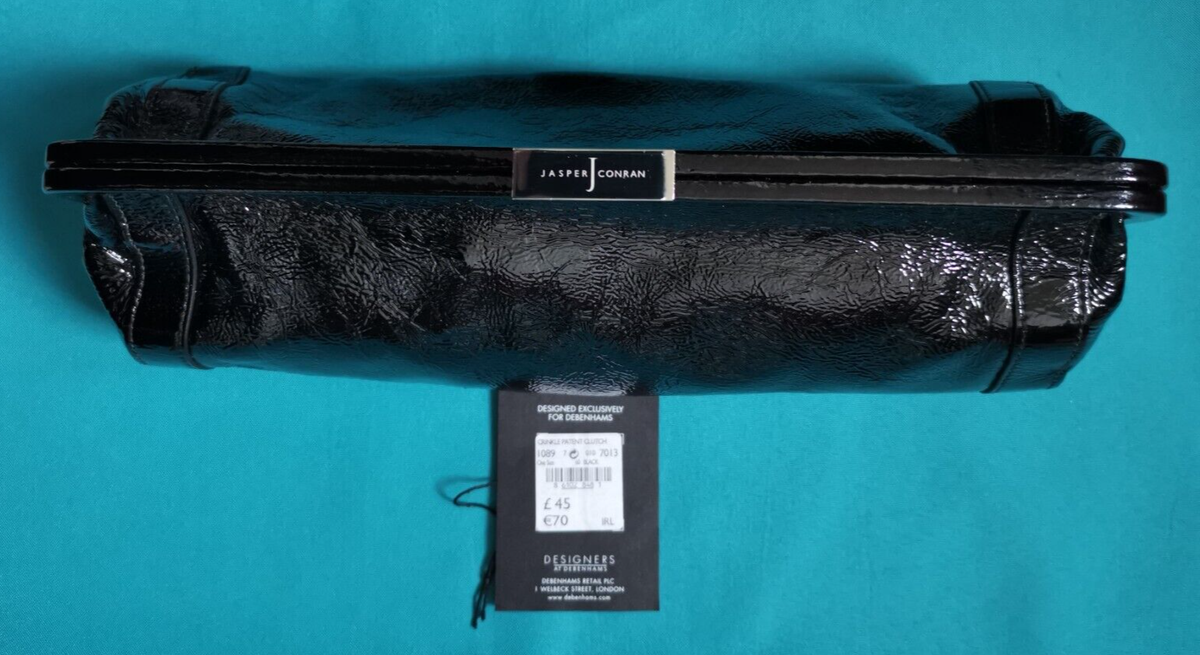Leather Handbag Debenhams Jasper Conran Bag JASPER CONRAN BLACK