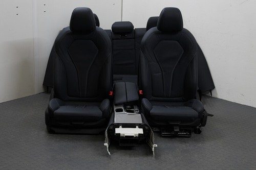 Org BMW 5er G30 Innenausstattung Sportsitze Sitze Memory SHZ Leder nachtblau