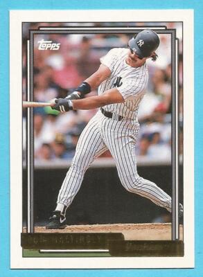 1992 TOPPS GOLD BASEBALL Singles (Part 2 #'s 300-599) Complete Your Set/You Pick