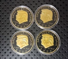Lot Of 4 Collectible Commemorative Coins 🪙. #Z238