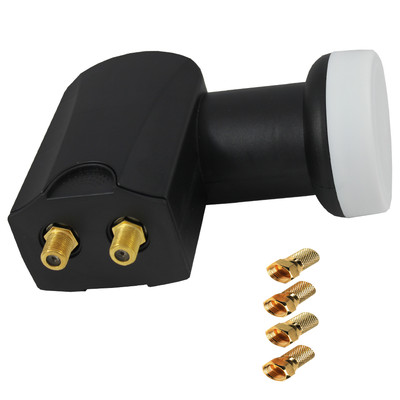 SKY TWIN LNB 0,1dB FULL HDTV DIGITAL 3D WETTERSCHUTZ SAT LNC LMB KOPF für 2 REV