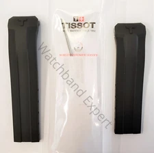 Original Tissot T-Touch Expert SOLAR T091420A Black Rubber Watch Band Strap 