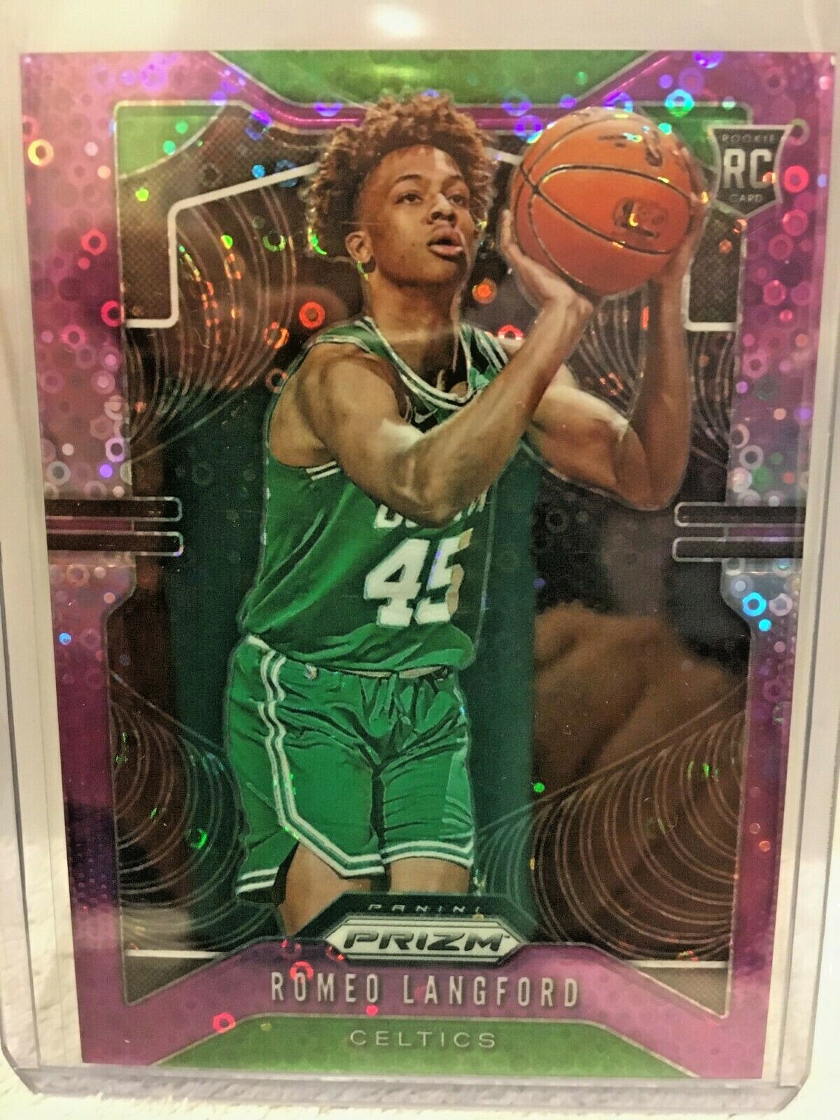 2019-20 Panini Prizm Purple Fast Break Romeo Langford RC Rookie #260 34/75 SP
