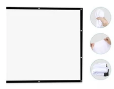 Projector Screen 120" 4K HD VANKYO Projection Screen with Peel and Hooks
