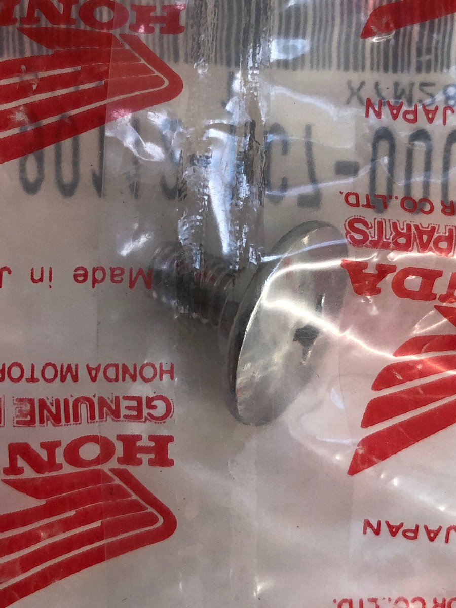at OEM NOS Honda Original Genuine Motorcycle Fairing Screw P/N