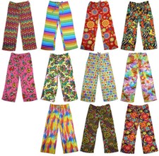 Bee Posh Girls Cozy Fleece Pajama Pants Lounge Sleepwear Colorful Prints Kids PJ