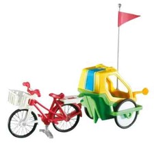 Playmobil® 6388 City-life Vélo et remorque enfant Neuf/ Bike and trailer NEW