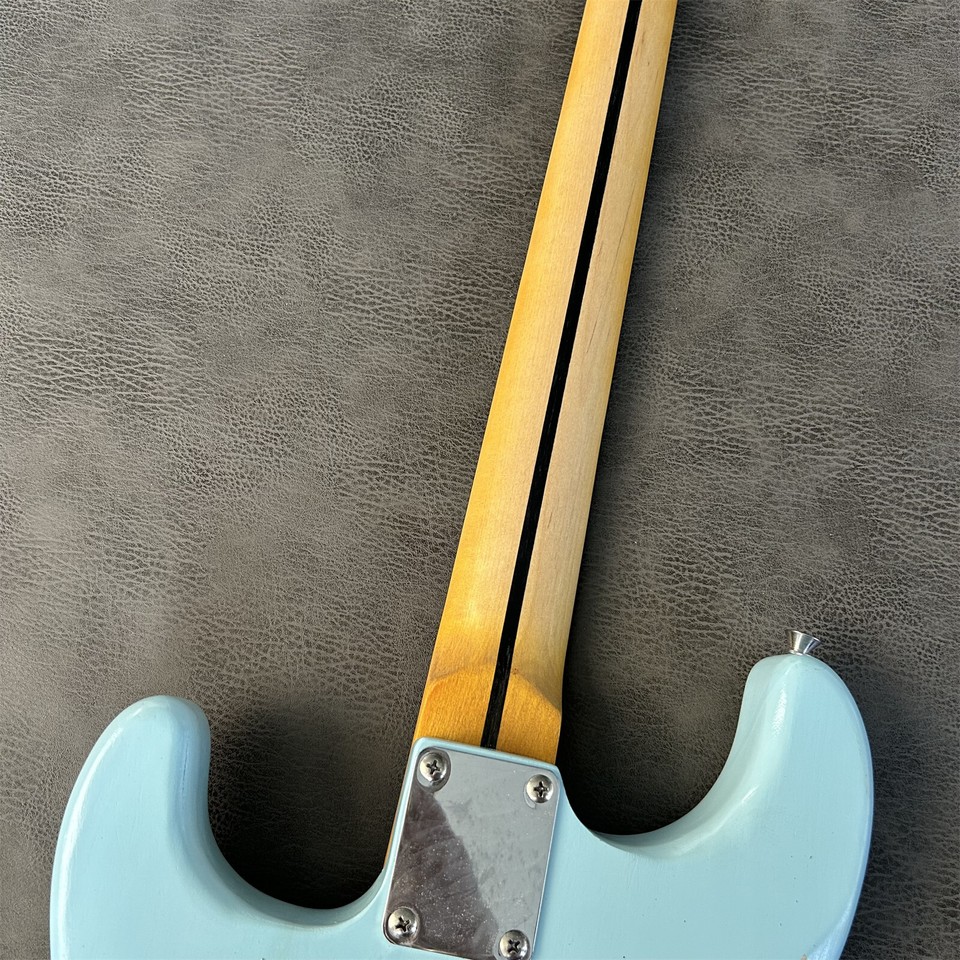 Vintage Relic Blue Electric Guitar Ash Body Rosewood Fretboard Custom ...