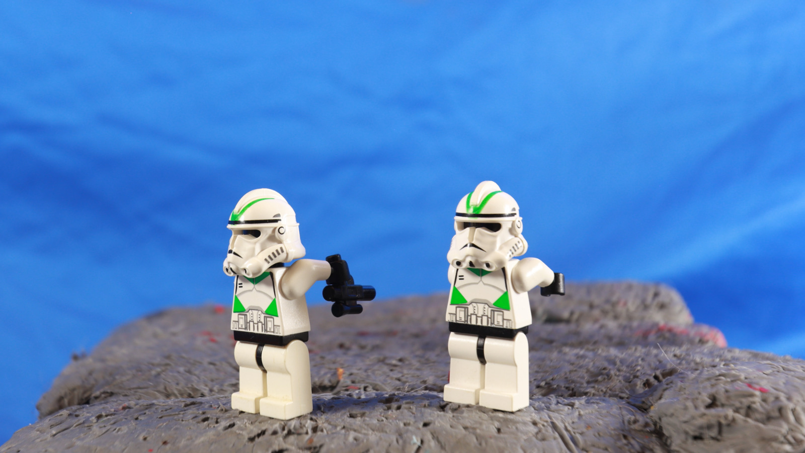 LEGO Star Wars - 2x Clone Trooper, 442nd green (Phase 2) Minifigure magnets