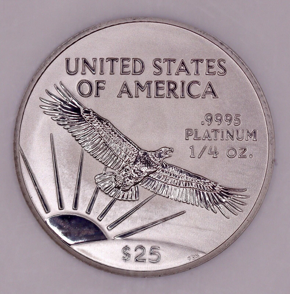 2003 $25 1/4 oz American Platinum Eagle NGC MS70 - Image 2 of 3